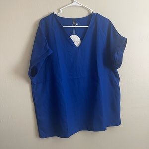 Shein women’s blue blouse - size Large - NWT